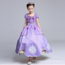 Western Hallowmas Kostüm Mädchen Prinzessin Kleider Kinder große lange flauschige Zeichentrickfiguren Outfits Großhandel Puff Ärmel